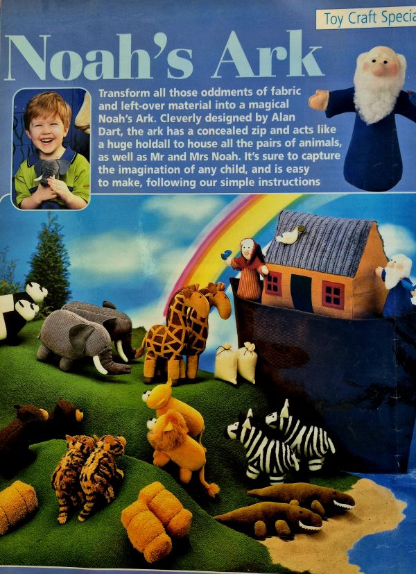 ALAN DART Noahs Ark toy sewing patterm